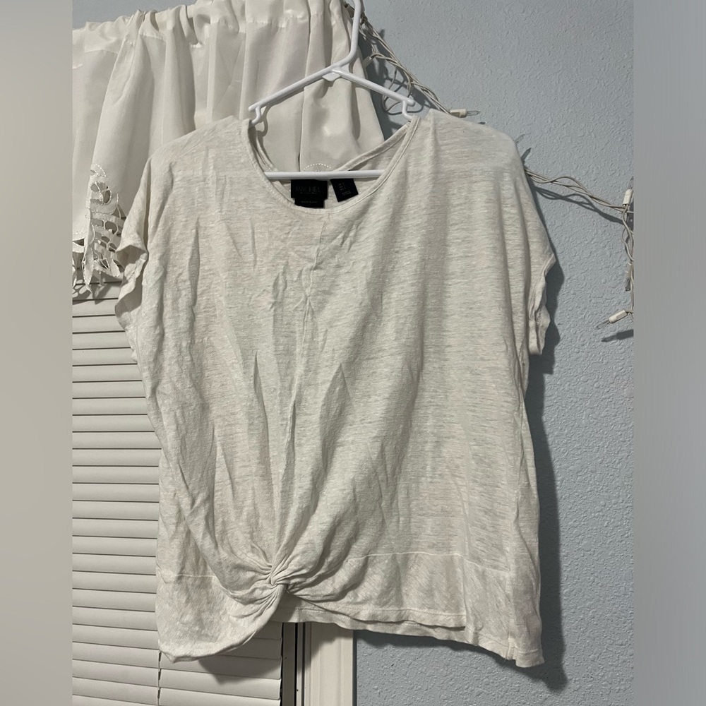 white Rachel Roy top